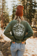 Hemp Long Sleeve "Find Your Haven" T-Shirt