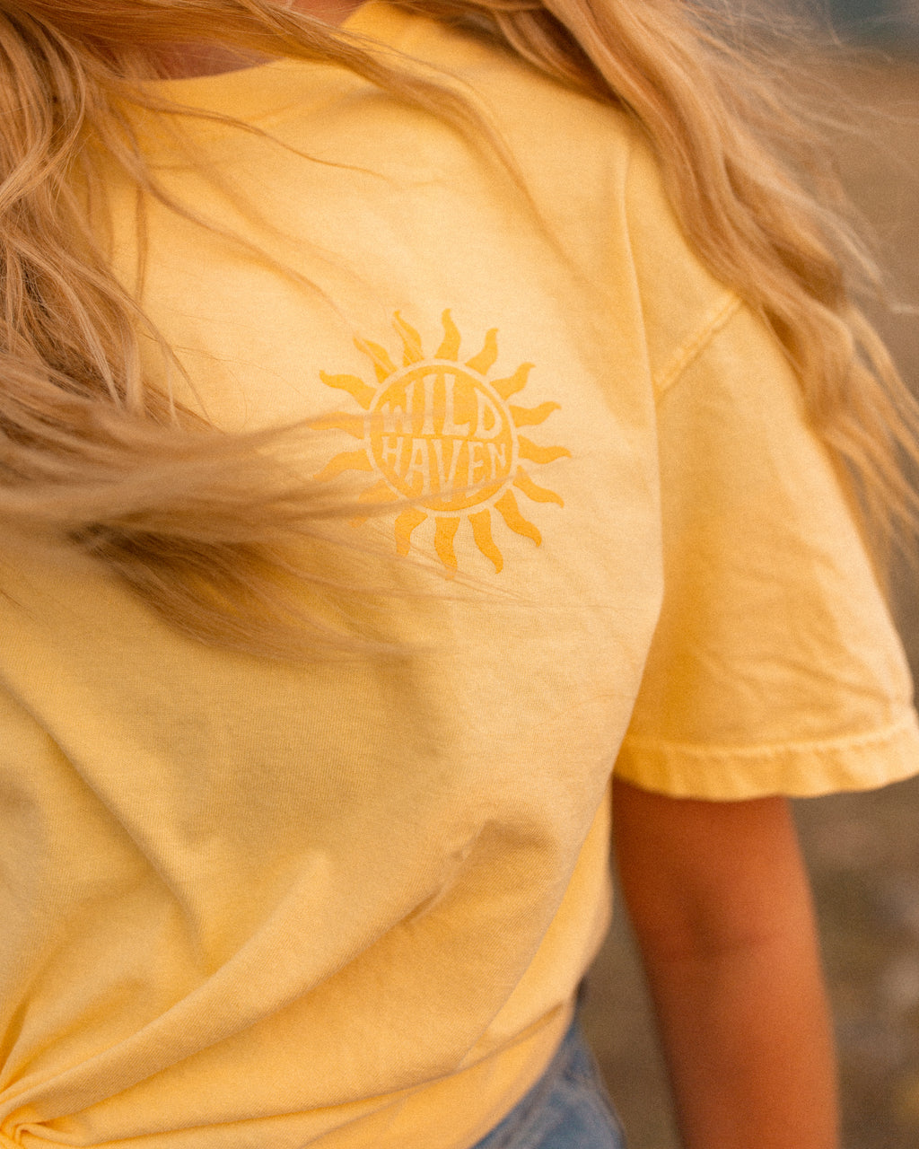 Catch The Sun Short Sleeve T-Shirt in Lemon